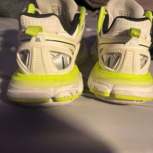 balenciaga white and green, real, no box.